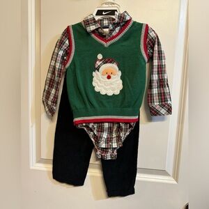 Toddler 3 piece Santa outfit